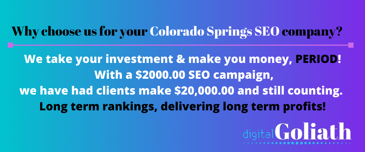 colorado springs seo