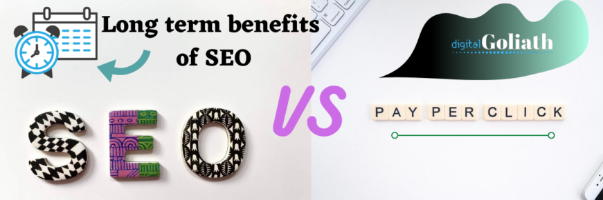 SEO is better than PPC graphic