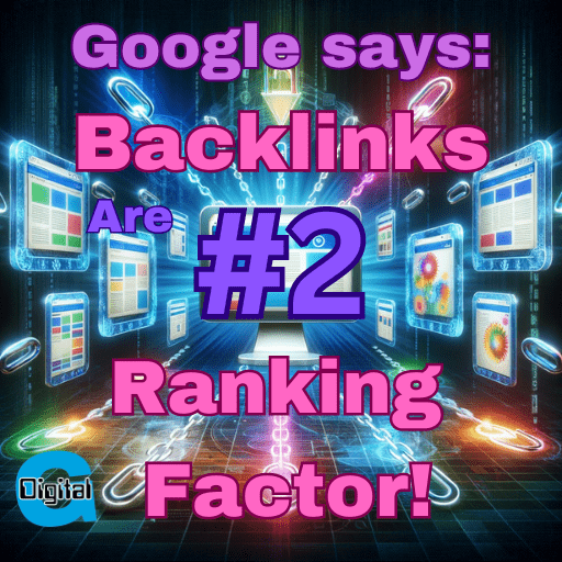 backlinks are google number 2 metric