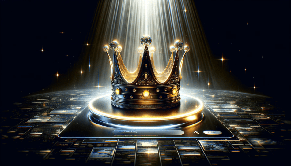 content is king image gold crown