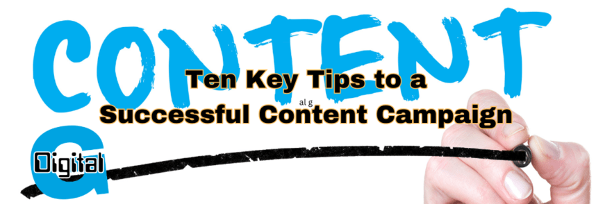 Ten Key Tips for content campaign