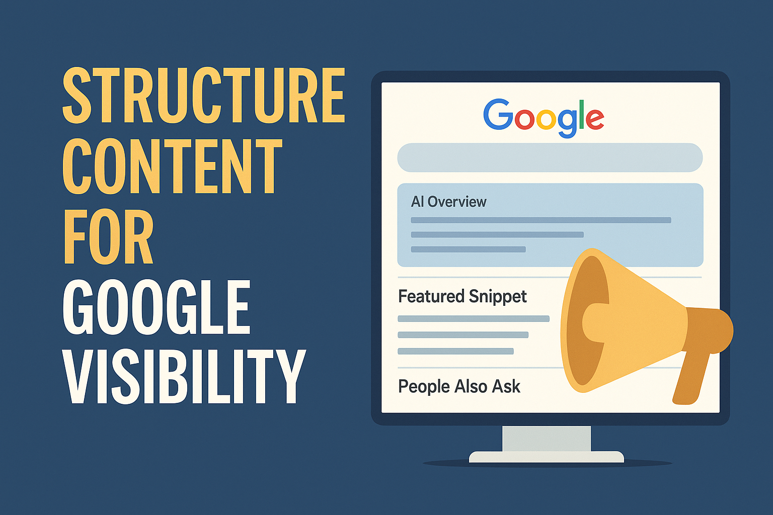 structure content for google visibility image