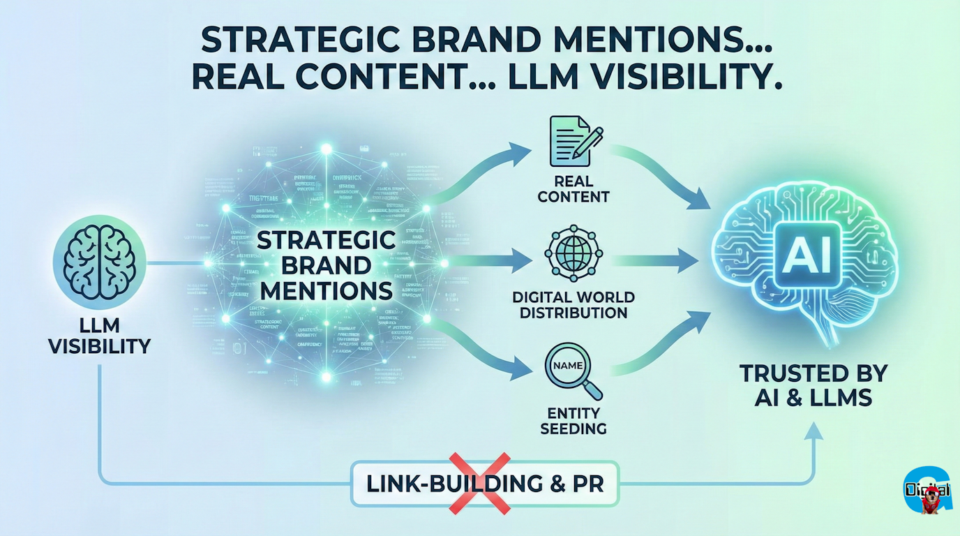 Brand mentions help with LLM visibility