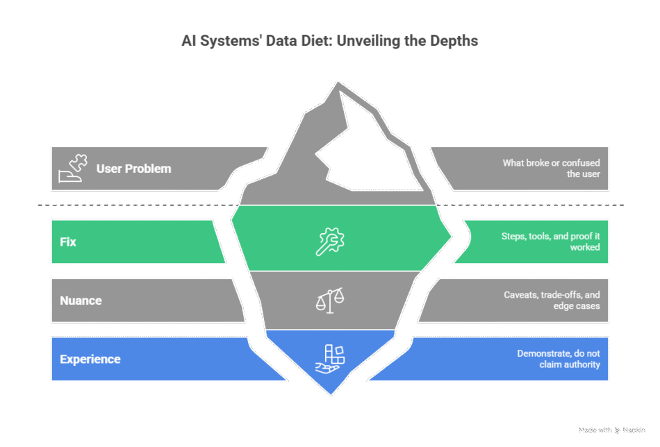 What AI Eats_ Problems, Fixes, and Receipts - visual selection